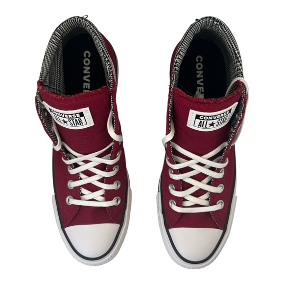 Converse Women's Chuck Taylor All Star Madison Plaid High-Top Sneakers, Size 9 - Picture 4 of 10